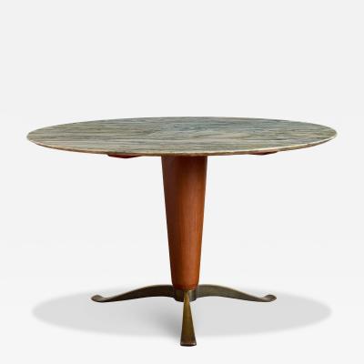Osvaldo Borsani 1950s Italian Green Marble Center Table