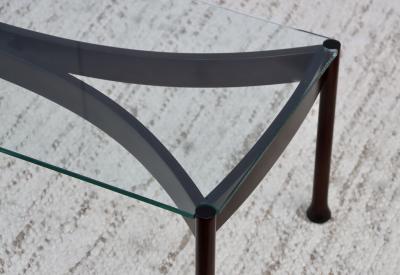 Osvaldo Borsani 1960s Mid Century Modern Italian Coffee Table With Glass Top
