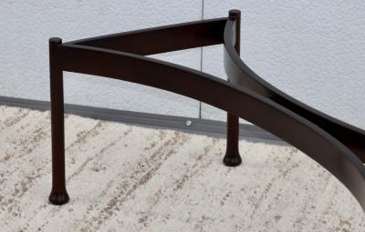 Osvaldo Borsani 1960s Mid Century Modern Italian Coffee Table With Glass Top