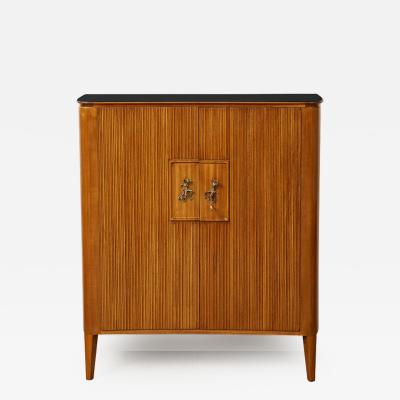 Osvaldo Borsani 2 Door Cabinet by Osvaldo Borsani Lucio Fontana for ABV