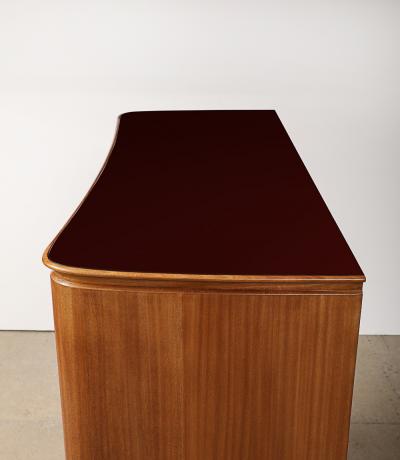 Osvaldo Borsani 2 Door Cabinet by Osvaldo Borsani Lucio Fontana for ABV