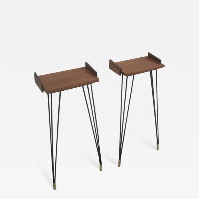 Osvaldo Borsani 2 Italian Mid Century Modern Consoles or Nightstands by Osvaldo Borsani