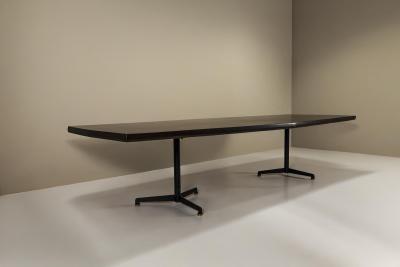 Osvaldo Borsani Boat shaped T58 Conference or Dining Table by Osvaldo Borsani for Tecno