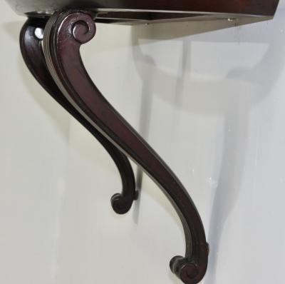 Osvaldo Borsani Carved Wood Base with Onyx Top Console by Osvaldo Borsani 1940 Italy