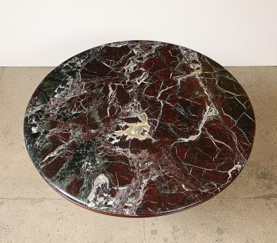 Osvaldo Borsani Circular Pedestal Center Dining Table by Osvaldo Borsani