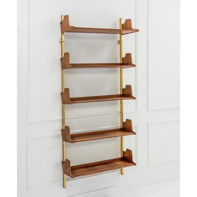 Osvaldo Borsani Elegant Mid Century Shelving unit Model E60 by Osvaldo Borsani for Tecno