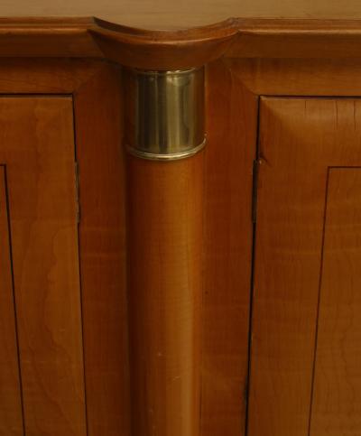 Osvaldo Borsani Italian 1930s Sycamore 4 Door Sideboard