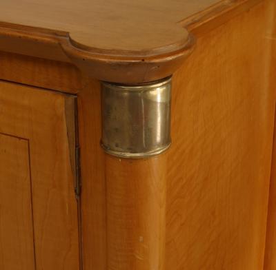 Osvaldo Borsani Italian 1930s Sycamore 4 Door Sideboard