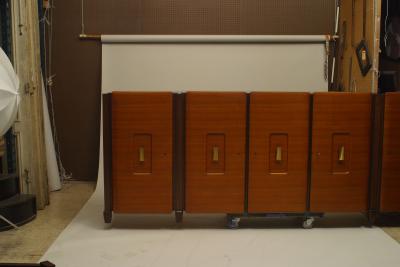 Osvaldo Borsani Italian 1950s Rosewood Sideboard