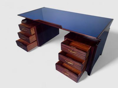 Osvaldo Borsani Italian Mid century Executive Table Desk attributed to Osvaldo Borsani 1950s