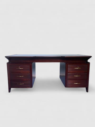 Osvaldo Borsani Italian Mid century Executive Table Desk attributed to Osvaldo Borsani 1950s