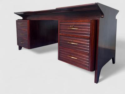 Osvaldo Borsani Italian Mid century Executive Table Desk attributed to Osvaldo Borsani 1950s