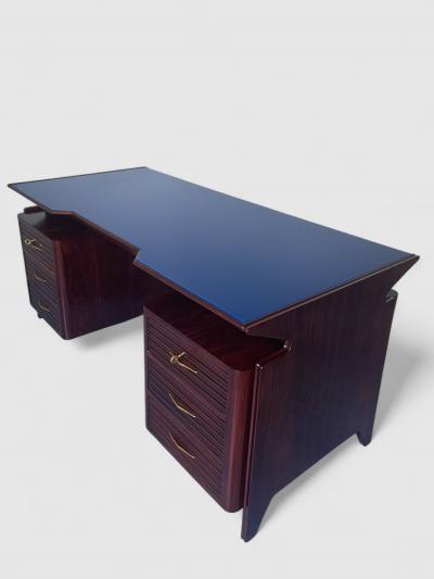 Osvaldo Borsani Italian Mid century Executive Table Desk attributed to Osvaldo Borsani 1950s