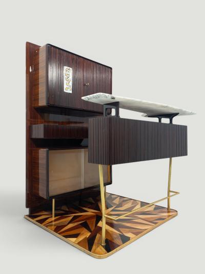 Osvaldo Borsani Italian Midcentury Sideboard or Cabinet Bar attributed to Osvaldo Borsani 1940s