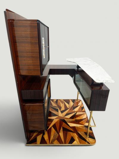Osvaldo Borsani Italian Midcentury Sideboard or Cabinet Bar attributed to Osvaldo Borsani 1940s