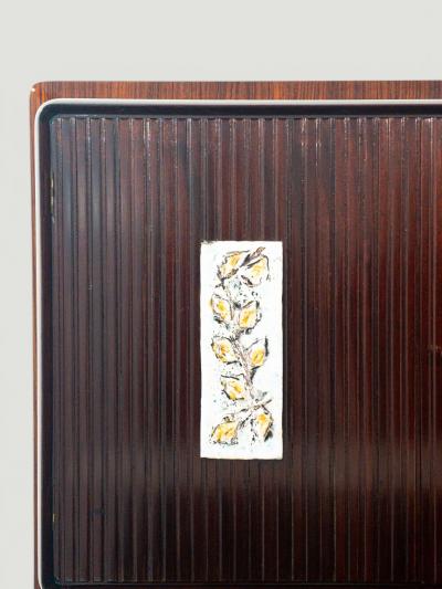 Osvaldo Borsani Italian Midcentury Sideboard or Cabinet Bar attributed to Osvaldo Borsani 1940s