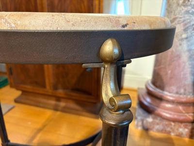 Osvaldo Borsani Italian Modern Iron And Bronze Table