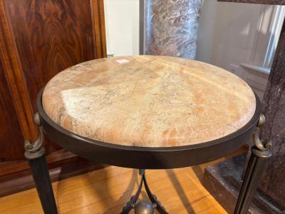 Osvaldo Borsani Italian Modern Iron And Bronze Table