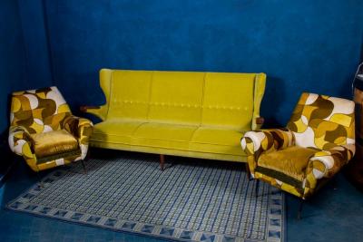 Osvaldo Borsani Large Modern Mid Century Italian Canap or Sofa attr to Osvaldo Borsani