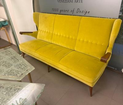 Osvaldo Borsani Large Modern Mid Century Italian Canap or Sofa attr to Osvaldo Borsani