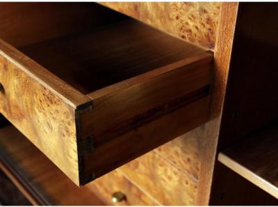 Osvaldo Borsani MAGNIFICIENT ITALIAN ART DECO DECORATED MAHOGANY SIDEBOARD