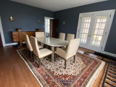 Osvaldo Borsani MODERNIST MARBLE RESIN DINING TABLE BY OSVALDO BORSANI FOR TECNO