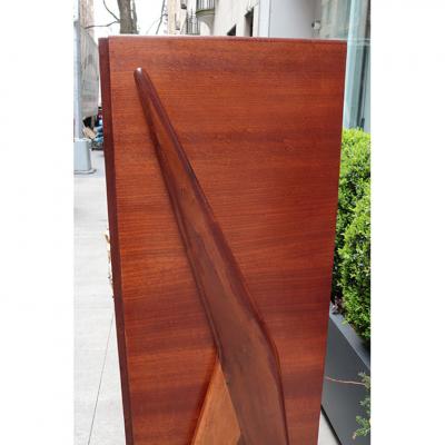 Osvaldo Borsani Modernist Four Door Cabinet by Oswaldo Borsani