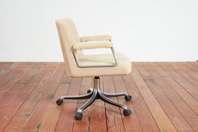 Osvaldo Borsani OSVALDO BORSANI SHEARLING OFFICE CHAIR