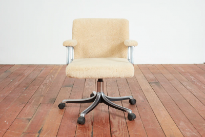 Osvaldo Borsani OSVALDO BORSANI SHEARLING OFFICE CHAIR