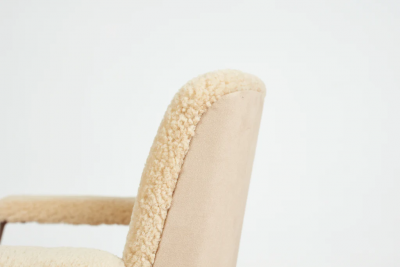 Osvaldo Borsani OSVALDO BORSANI SHEARLING OFFICE CHAIR