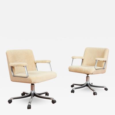 Osvaldo Borsani OSVALDO BORSANI SHEARLING OFFICE CHAIR