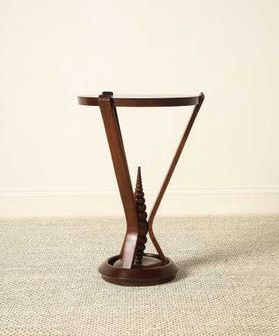 Osvaldo Borsani Osvaldo Borsani Attributed Walnut Side Table circa 1940
