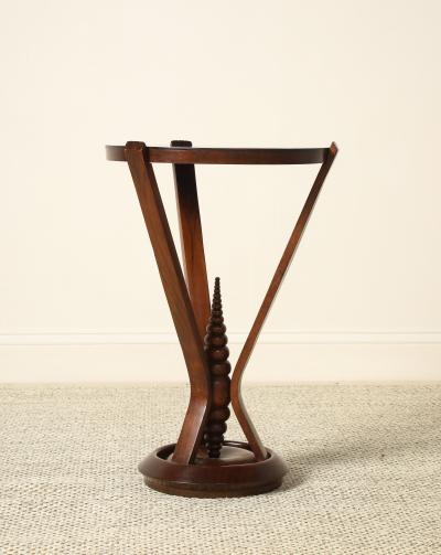 Osvaldo Borsani Osvaldo Borsani Attributed Walnut Side Table circa 1940