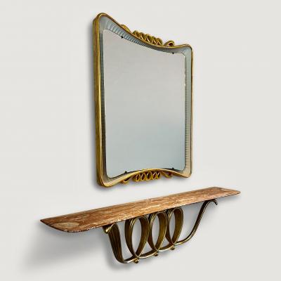 Osvaldo Borsani Osvaldo Borsani Floating Console and Mirror creating in 1946