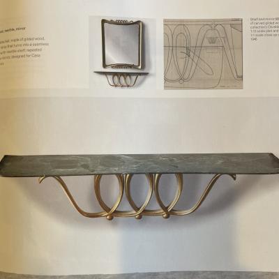 Osvaldo Borsani Osvaldo Borsani Floating Console and Mirror creating in 1946