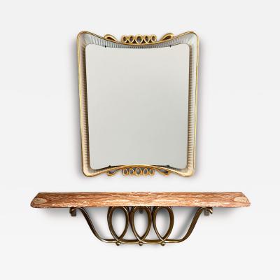 Osvaldo Borsani Osvaldo Borsani Floating Console and Mirror creating in 1946