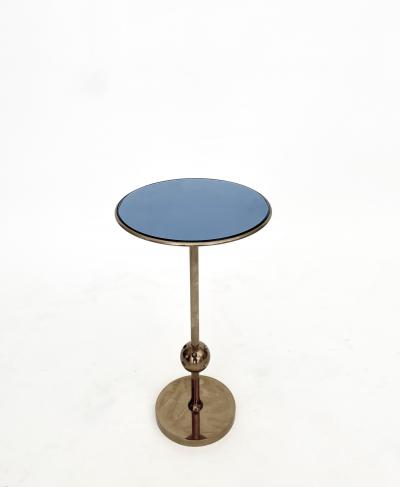 Osvaldo Borsani Osvaldo Borsani Italian Brass and Glass Side T1 TableS For Tecno PAIR