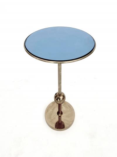 Osvaldo Borsani Osvaldo Borsani Italian Brass and Glass Side T1 TableS For Tecno PAIR