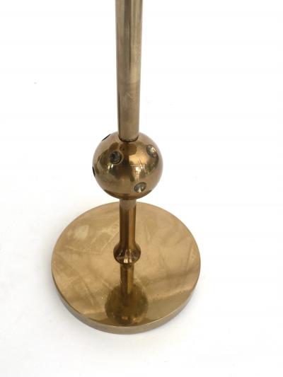 Osvaldo Borsani Osvaldo Borsani Italian Brass and Glass Side T1 TableS For Tecno PAIR