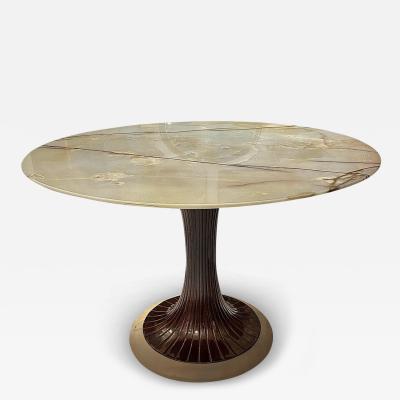 Osvaldo Borsani Osvaldo Borsani Onyx Round Table from the 50s