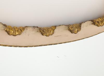 Osvaldo Borsani Osvaldo Borsani Painted and Gilded Wall Mirror Italy circa 1940