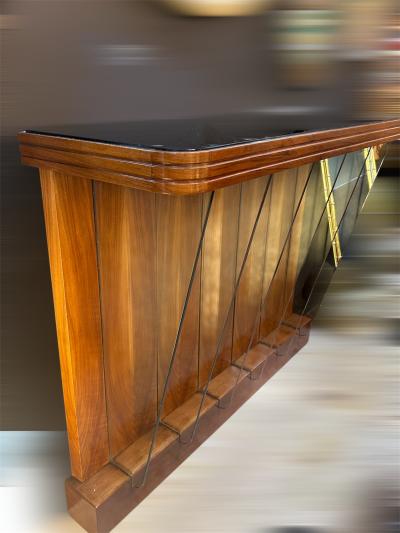Osvaldo Borsani Osvaldo Borsani Restored Walnut Console Table 1950s