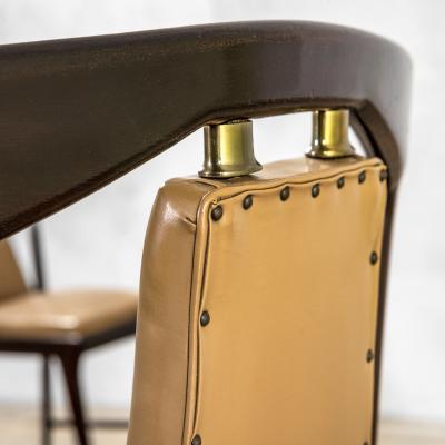 Osvaldo Borsani Osvaldo Borsani Set of Six Dining Chairs for ABV