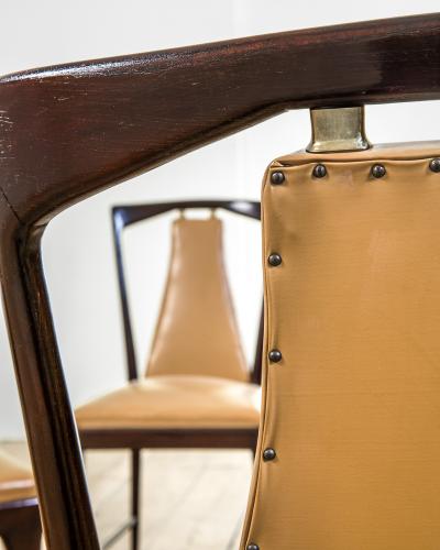 Osvaldo Borsani Osvaldo Borsani Set of Six Dining Chairs for ABV
