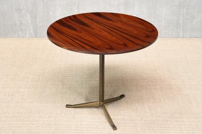 Osvaldo Borsani Osvaldo Borsani Side Table in Rosewood and Brass A B Varedo Italy 1950s