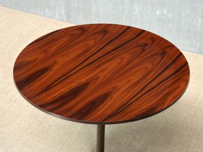 Osvaldo Borsani Osvaldo Borsani Side Table in Rosewood and Brass A B Varedo Italy 1950s