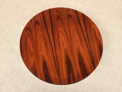 Osvaldo Borsani Osvaldo Borsani Side Table in Rosewood and Brass A B Varedo Italy 1950s