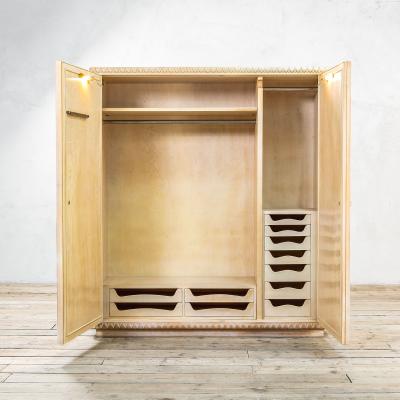 Osvaldo Borsani Osvaldo Borsani Two Mirrored Doors Closet with Lights for ABV 40s