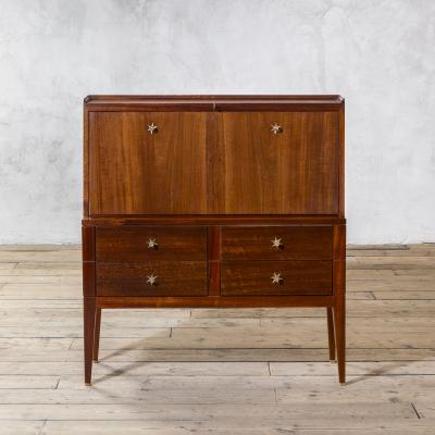 Osvaldo Borsani Osvaldo Borsani Wooden Cabinet with Desk mod 7011