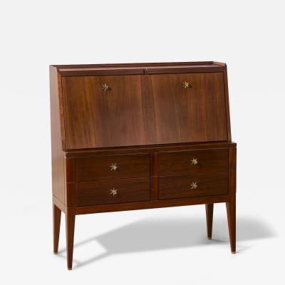 Osvaldo Borsani Osvaldo Borsani Wooden Cabinet with Desk mod 7011